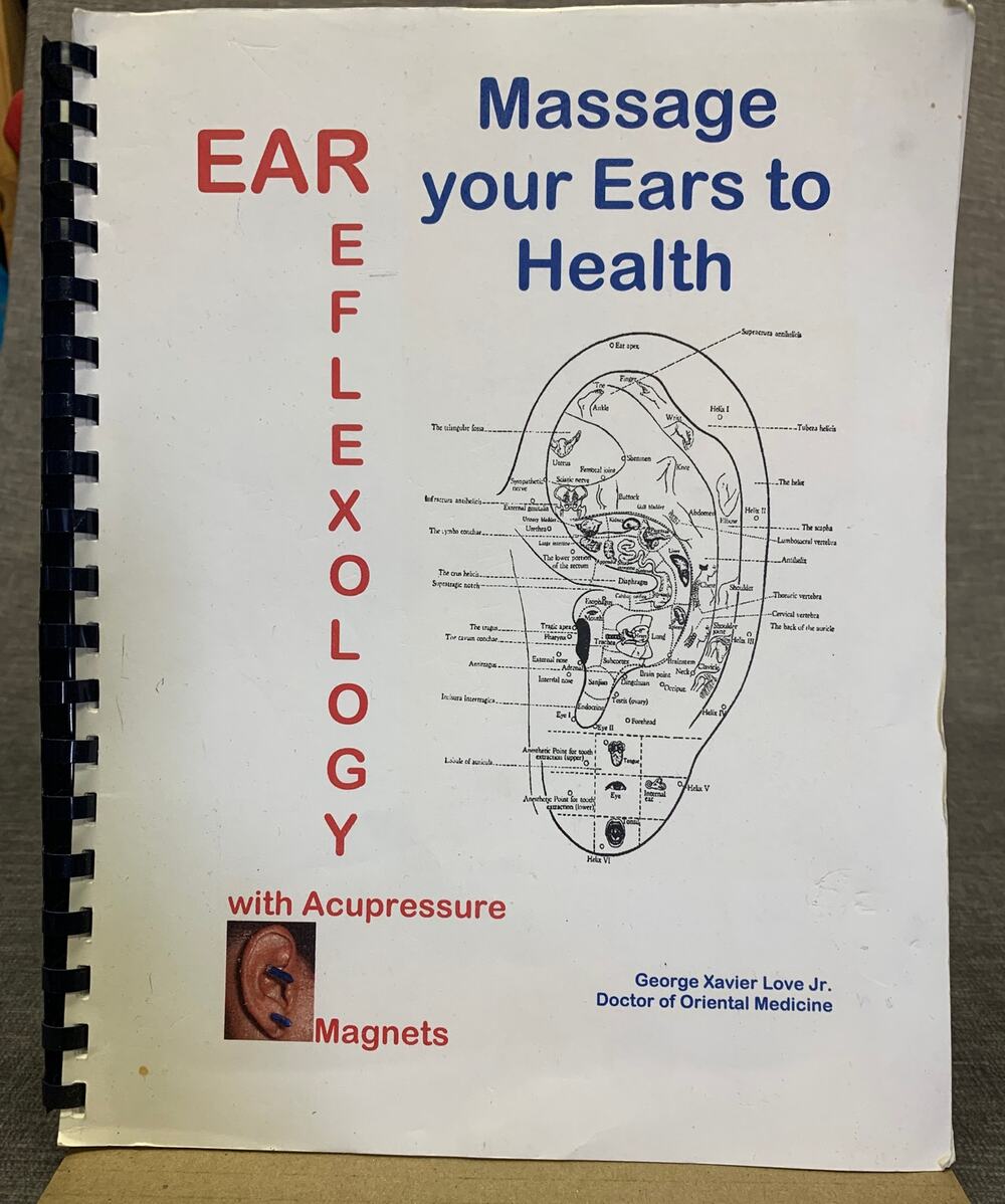 Ear Reflexology - Magnetic Acupressure Therapy Magnet Placement Guide